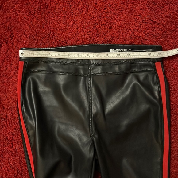 BLANKNYC pleather pants with red tripe on side like New - Picture 8 of 15